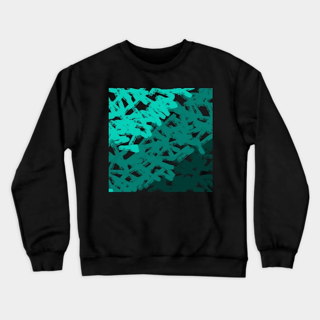 Abstract Art monochrome pattern Crewneck Sweatshirt by JAXARTBOOK